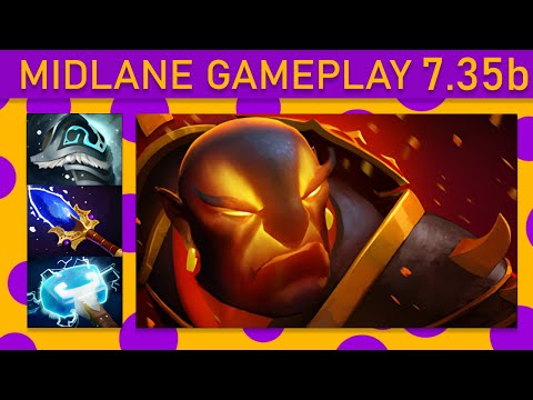 ⭐Ember Spirit 20 Kills! Mid Gameplay 7.35b - Dota 2 Top MMR