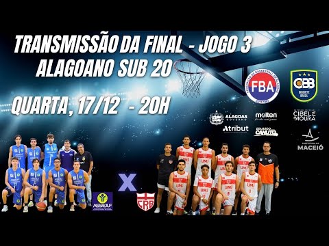 FINAL DO CAMPEONATO ALAGOANO SUB 20 2025 CRB X ASSEJUF