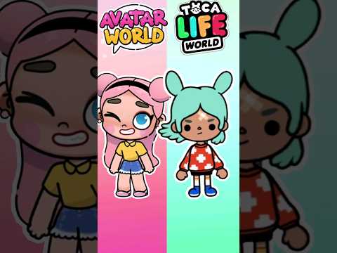 Avatar World VS Toca Boca. Which is Better?#avatarworld #avatarworldgame #genderswap