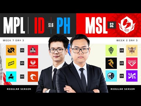 [Official Restream] MSL [S2] {W2D3}🔴MPL ID/PH [S16] {W7D3} 🇲🇲 LIVE🔴(Part11)