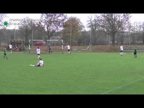 A-Junioren Kreisliga UM 13/14 8. Spieltag: SpG Storkow/Vietmannsdorf - SV Pinnow (Highlights)