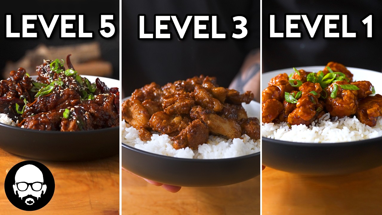 5 Levels of General Tso's (Hard to Easy) | With Babish