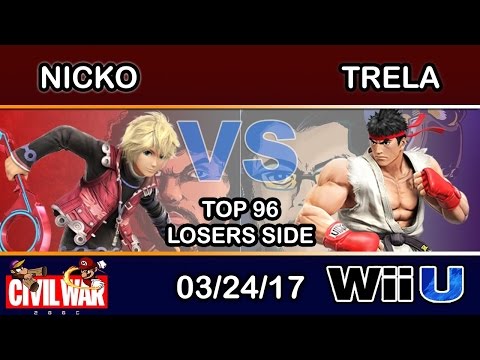 2GGC: Civil War - FAD 2Scoops | Nicko (Shulk) Vs. Trela (Ryu) Top 96 Losers Side