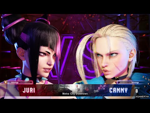 Street Fighter 6 - Juri  Vs. Cammy (LEVEL 8)