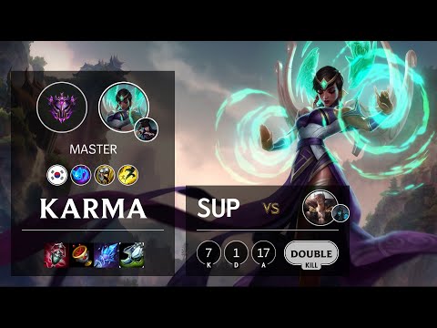 Karma Support vs Sett - KR Master Patch 10.14
