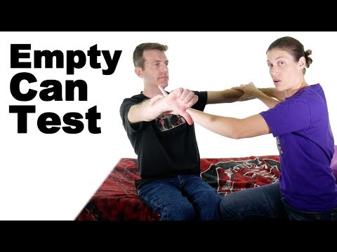 Empty Can Test for Shoulder Impingement - Ask Doctor Jo