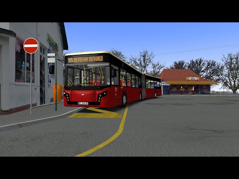 OPROSTANJA TURA NA 15.Omsi 2 linija 15 Zemun novi grad-Zeleni venac IKARBUS IK 218M(2013)-892