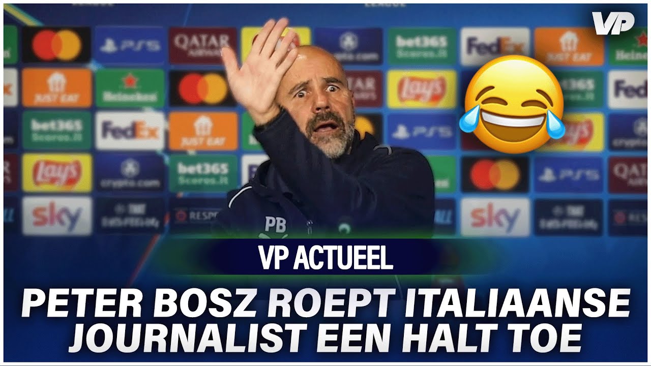 Thumbnail for article: Bosz grijpt in bij Italiaanse vraag tijdens persconferentie: 'Perdone!'