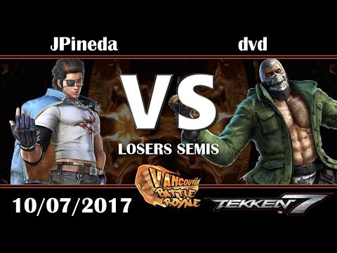 VBR Tekken 7: Losers Semis - JPineda (Hwoarang) vs dvd (Bryan)