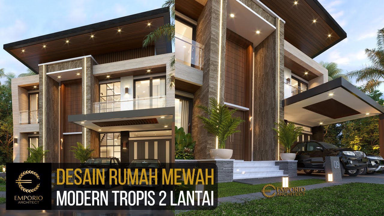 Video 3D Desain Rumah Modern 2 Lantai Bapak Fredy - Makassar, Sulawesi Selatan