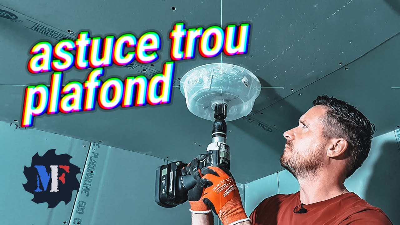 ASTUCE pour REPERER et PERCER un TROU au PLAFOND !
