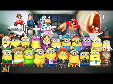 Despicable Me: Minion Rush Full Gameplay - All Bosses - iOS 4K