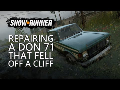 SnowRunner #24 - Repairing A Don 71 That Fell Off A Cliff - Xbox One