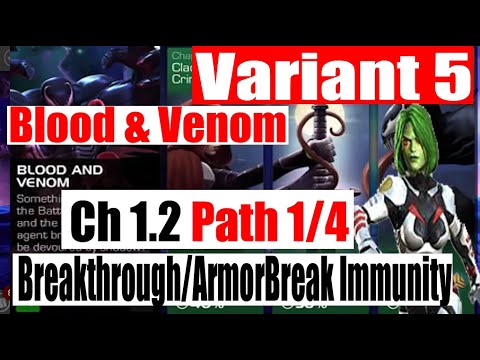 Variant 5 Ch 1.2 ! Initial Completion Path ! 1/4 (Easy Path) - Marvel Contest of Champions