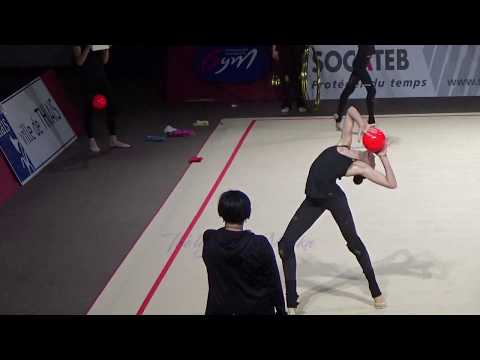 Vlada NIKOLCHENKO (UKR) ball - 2019 Thiais trainings