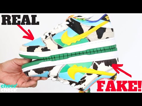 REAL vs FAKE NIKE SB DUNK LOW BEN & JERRY’S CHUNKY DUNKY! Legit Check w/ CheckCheck App!