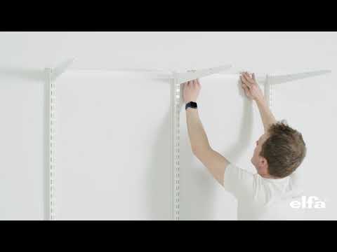 Elfa Assembly Instructions: Elfa Click-in system top hang Classic