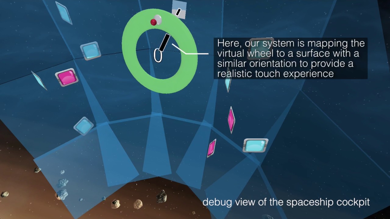 Sparse Haptic Proxy: touch feedback in virtual environments