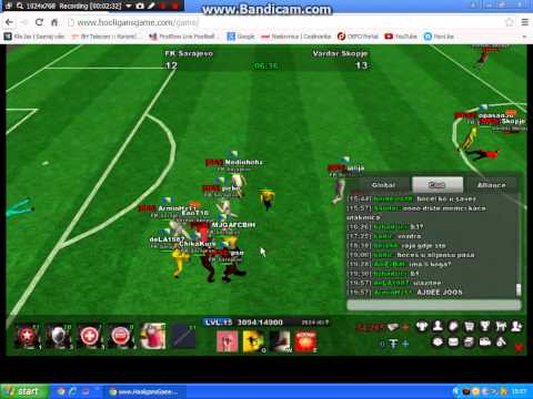 hooligans game fk Sarajevo vs Vardar Skopje