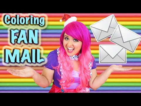 Coloring Fan Mail | Shopkins, SpongeBob, and More! Prismacolor Colored Pencils | KiMMi THE CLOWN Video