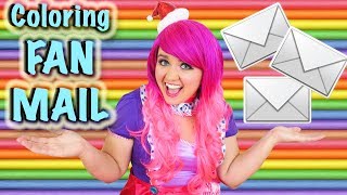 Coloring Fan Mail | Shopkins, SpongeBob, and More! Prismacolor Colored Pencils | KiMMi THE CLOWN