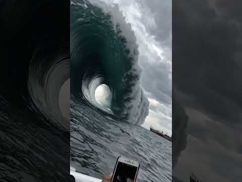 Scary Mega Tsunami North Pacific Coast, Japan #tsunami  #nature  #shortvideo #scary