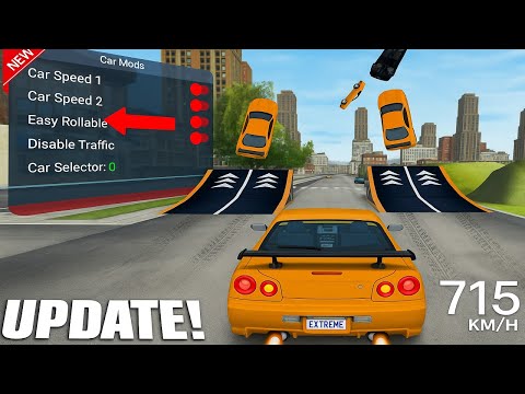 YouTube video thumbnail for Extreme Car Driving Simulator v7.6.11 update