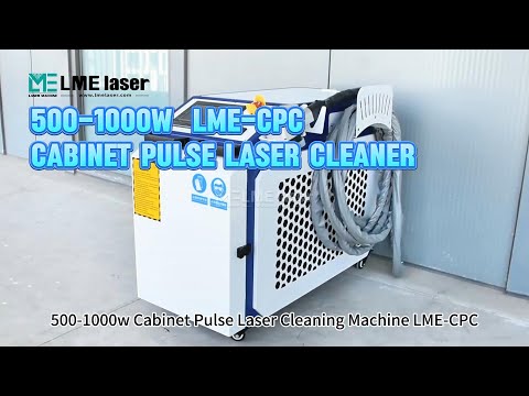LME laser 500w 1000w pulse laser cleaning machine rust painting oil removal machine.