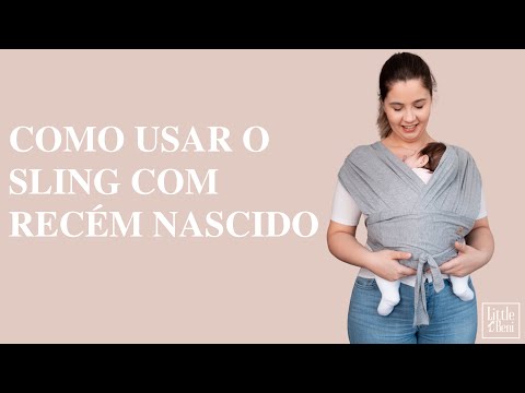 POSIÇÃO RECÉM NASCIDO NO SEU SLING