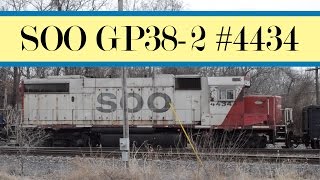 preview picture of video 'SOO Lines GP38-2 #4434 in Liberty, MO'