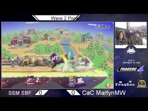 Fragsoc 4 - SBF (Mario) Vs. MartynMW (Fox) - Sm4sh Pools