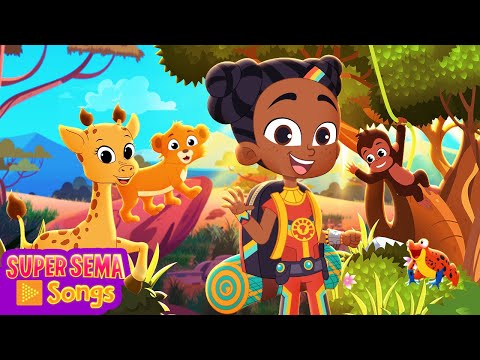 HELLO SONG! (Swahili Version) 🎵 Jambo, Jambo Sana - Super Sema - Kids Songs