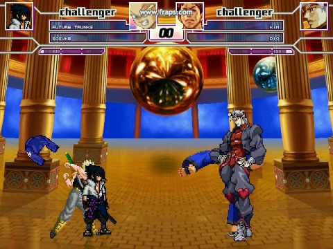 {Mugen}Future Trunks and Sasuke vs Dio and Kim