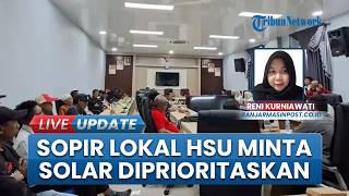 Puluhan Pengemudi Truk Datangi Kantor DPRD HSU, Minta Biosolar Diprioritaskan untuk Sopir Lokal
