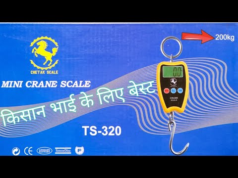 TS320 200kg hanging weighing scale Mini Crane scale Electronic portable weight machine