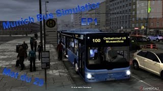 preview picture of video 'carrière sur Munich Bus Simulator EP1'