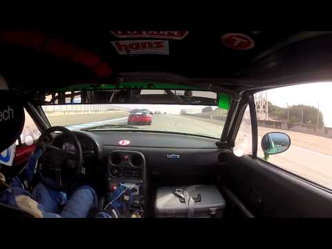 SCCA SFR Spec Miata Race Laguna Seca 6-8-2013