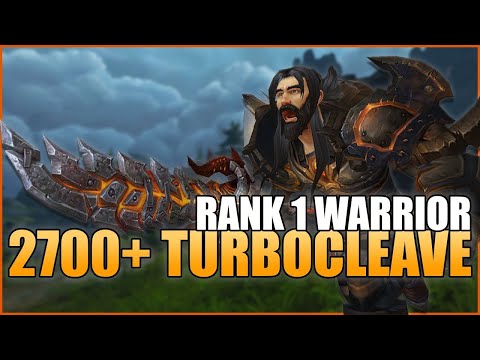 2750+ TURBO CLEAVE: Rank 1 Warrior 3v3 Arena - WoW BFA 8.3 Season 4 PvP