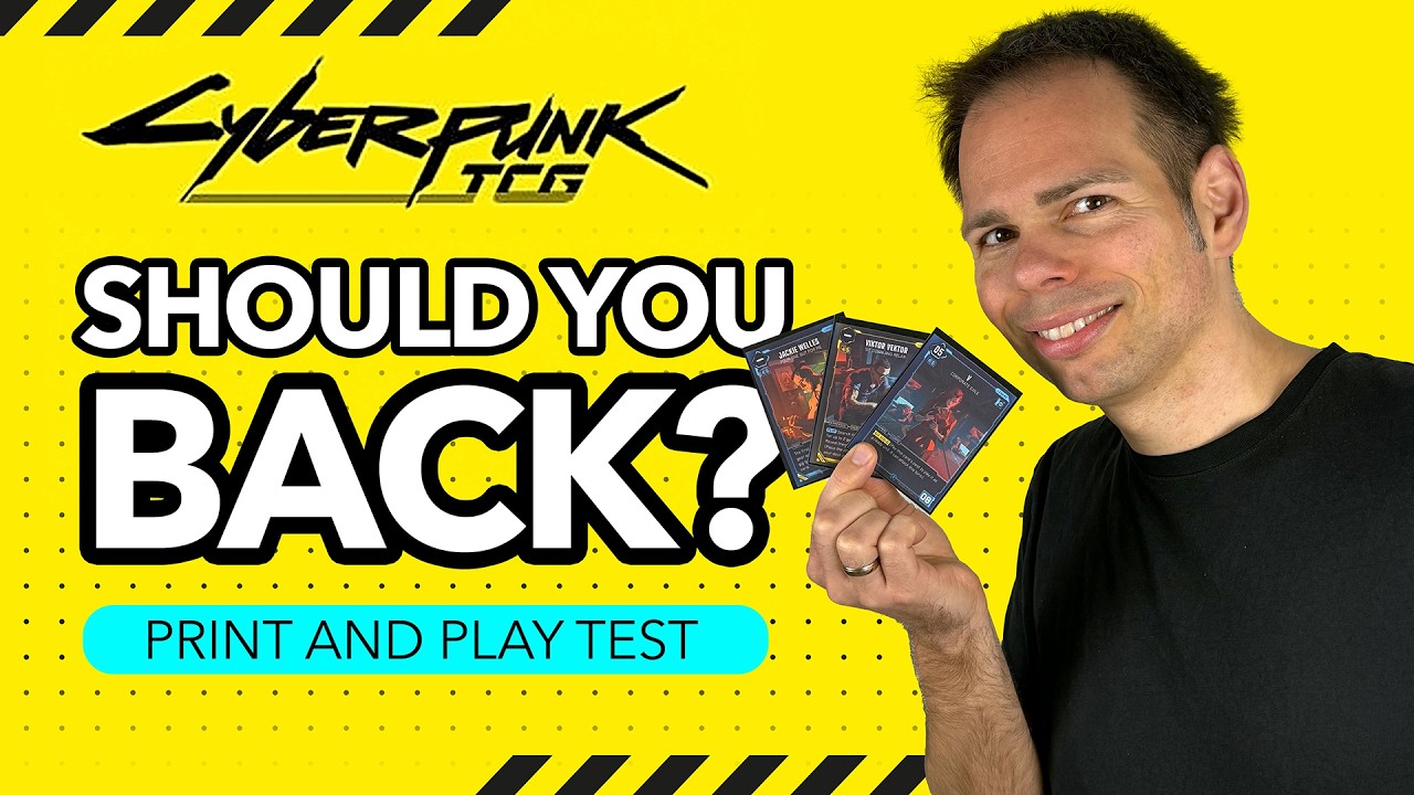 Official Cyberpunk TCG Kickstarter: Rules and First Impressions