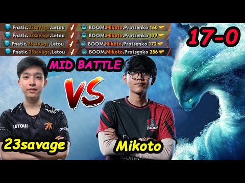 Fnatic 23savage [Morphling] Shaker Combo vs 10K MMR Boom Mikoto [Storm Spirit] Dota 2 7.26 Gameplay