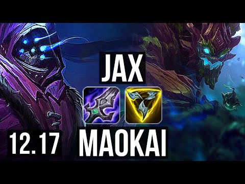 JAX vs MAOKAI (TOP) | 7/1/2, 1.2M mastery, Dominating | KR Diamond | 12.17