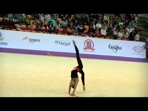 Makhmetova Azhar (KRG) clubs  Int Comp Junior Grand Prix Moscow 2015