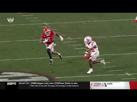 Georgia and Ole Miss in a battle early trading blows