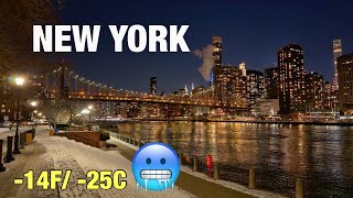 New York City LIVE FREEZING COLD 🥶 Manhattan on Coldest Day in February (February 7, 2026)