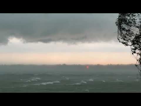 Unwetter mit Sturm am Chiemsee - 05.06.2022