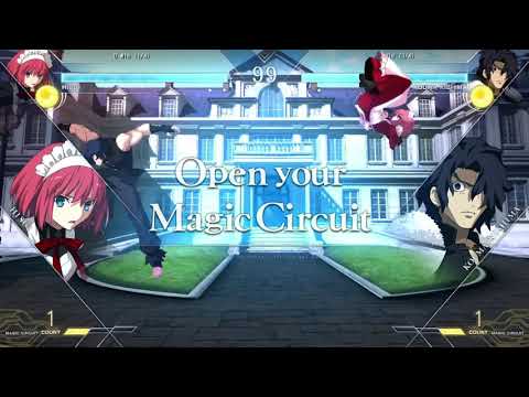 a few melty blood type lumina matches (w/ will power)