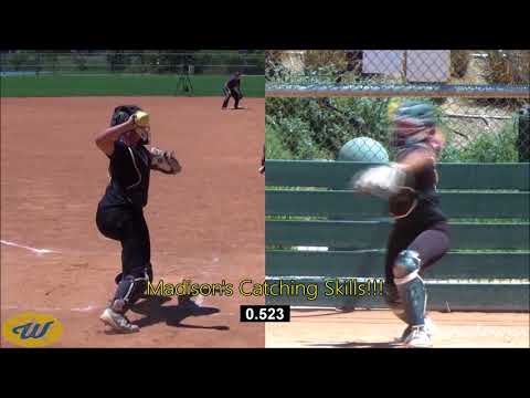 Madison Pierce's Softball Skills Video - 2021 C/3B - So Cal Athletics-Angulo