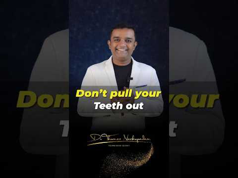 Don’t pull your teeth out #dentist #teethdecay #dentalcare #dentalclinic #smiledesigndental