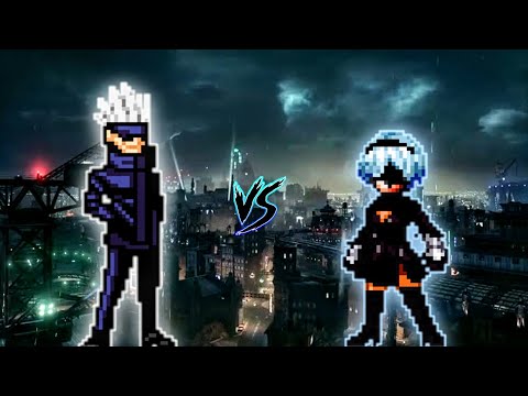 Gojo Satoru V7 VS 2B in Jump Force Mugen