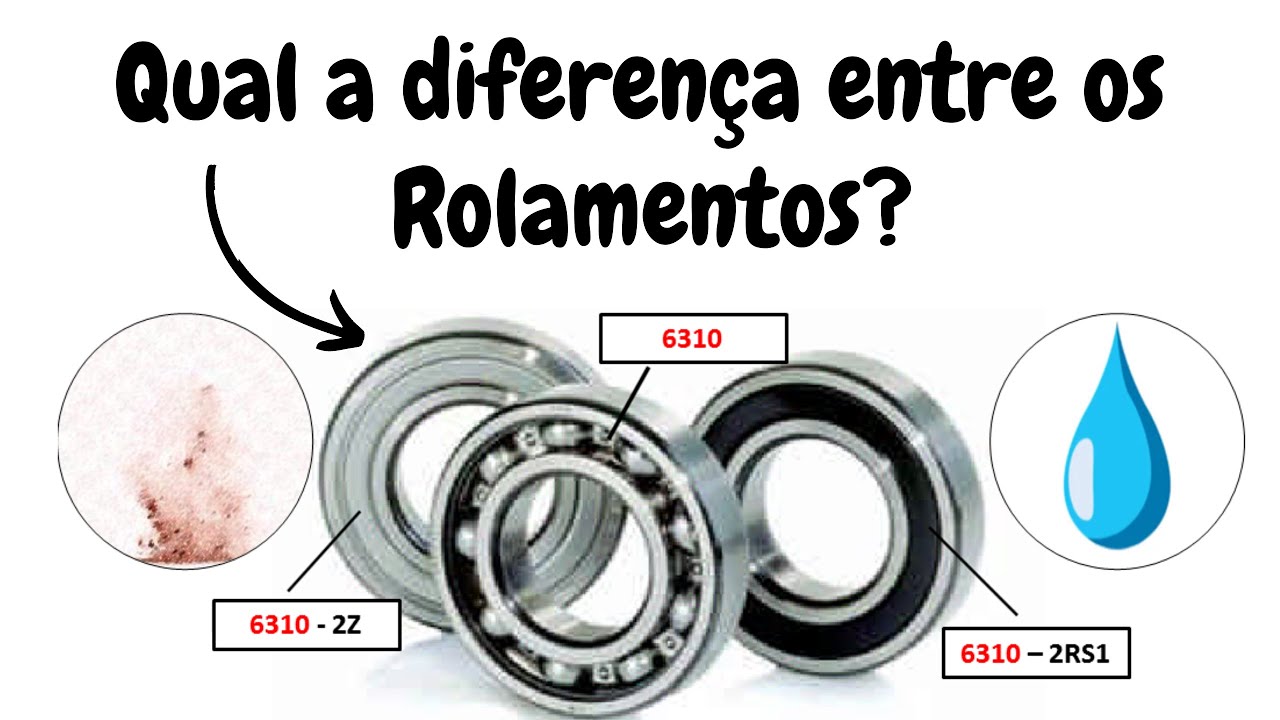 Diferença entre os Rolamentos abertos, blindados e vedados